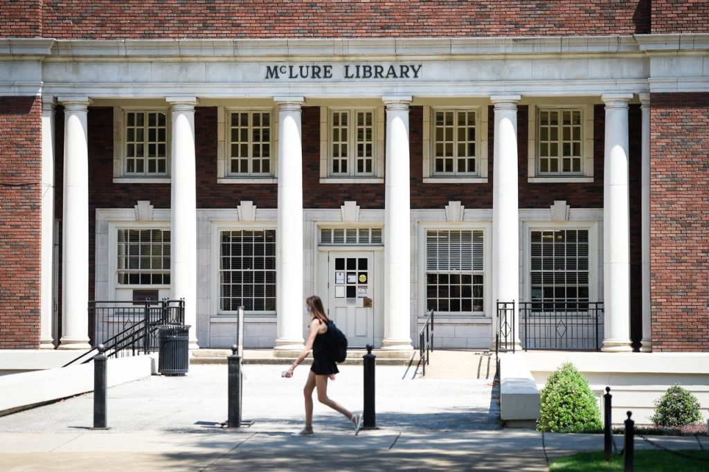 McLure Education Library at the University of Alabama